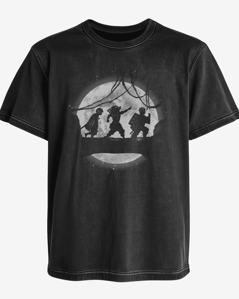 Polera desgastada Moonlight Slayers