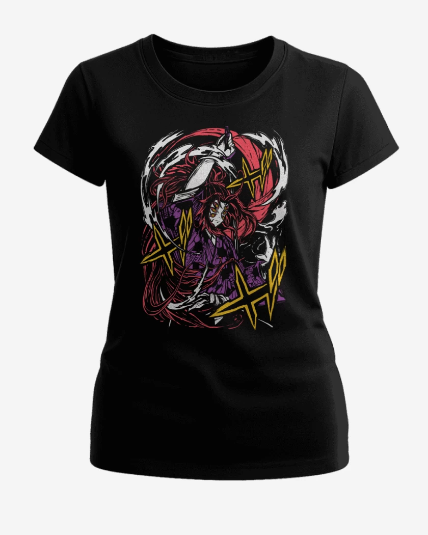 Polera de Mujer Negro de Kokushibo 