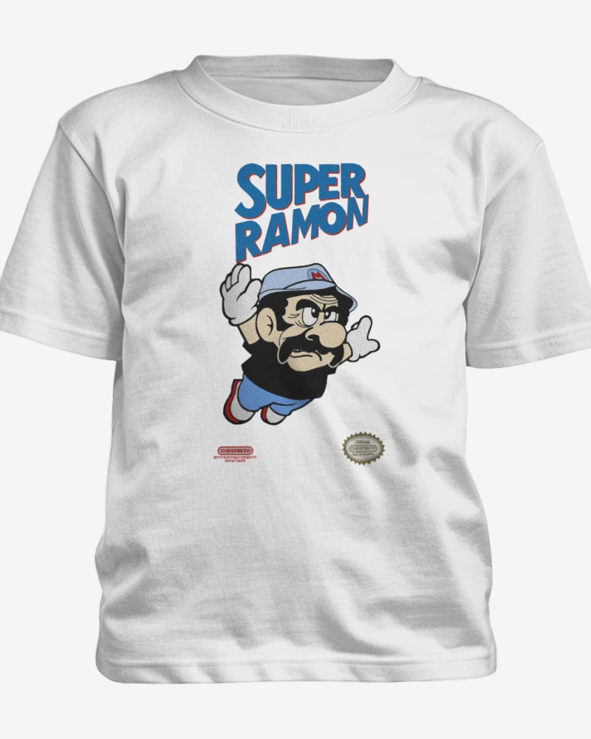 Polera de niño Blanco de Super Ramon