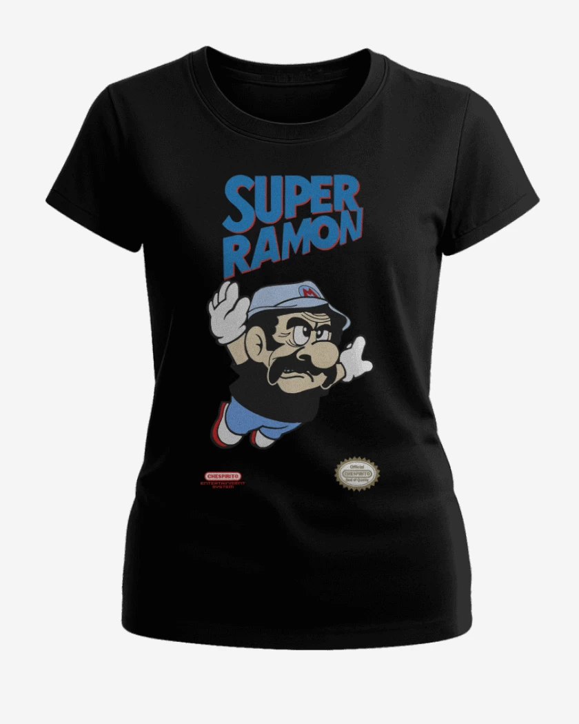 Polera de Mujer Negro de Super Ramon
