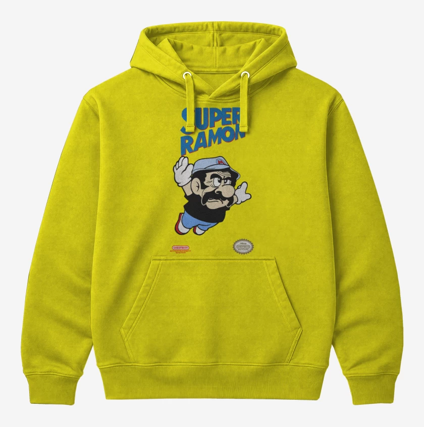 Polerón Canguro Amarillo de Super Ramon