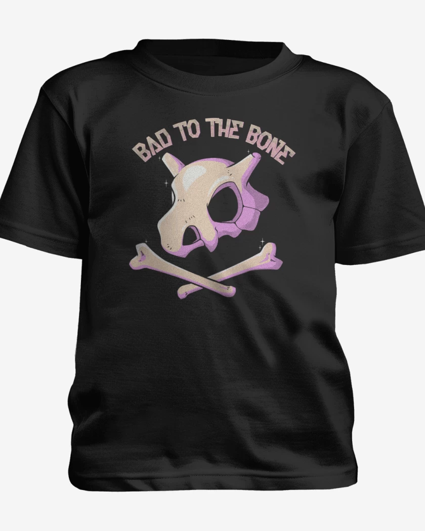 Polera de niño Negro de Bad to the bone