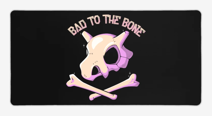 Mouse pad Gamer Bad to the bone