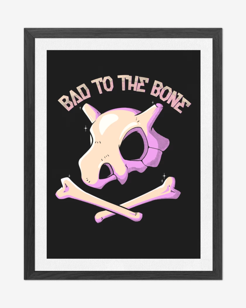 Cuadro decorativo Bad to the bone