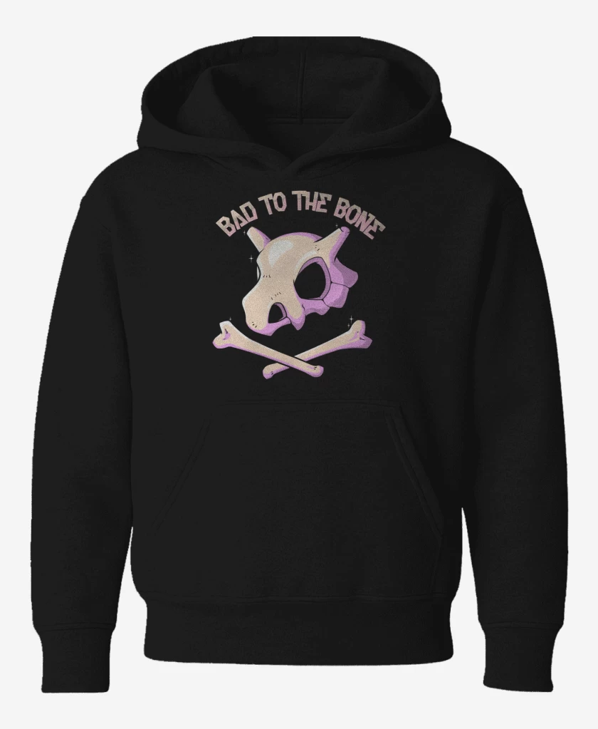 Poleron de niño Negro de Bad to the bone
