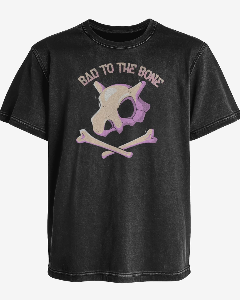 Polera desgastada Bad to the bone