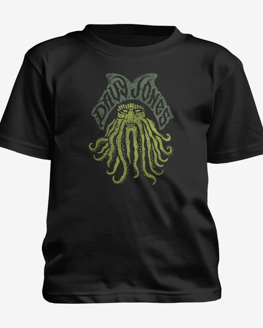 Polera de niño Negro de Davy Jones 2