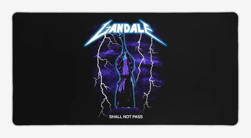 Mouse pad Gamer Negro de GandalfllicA