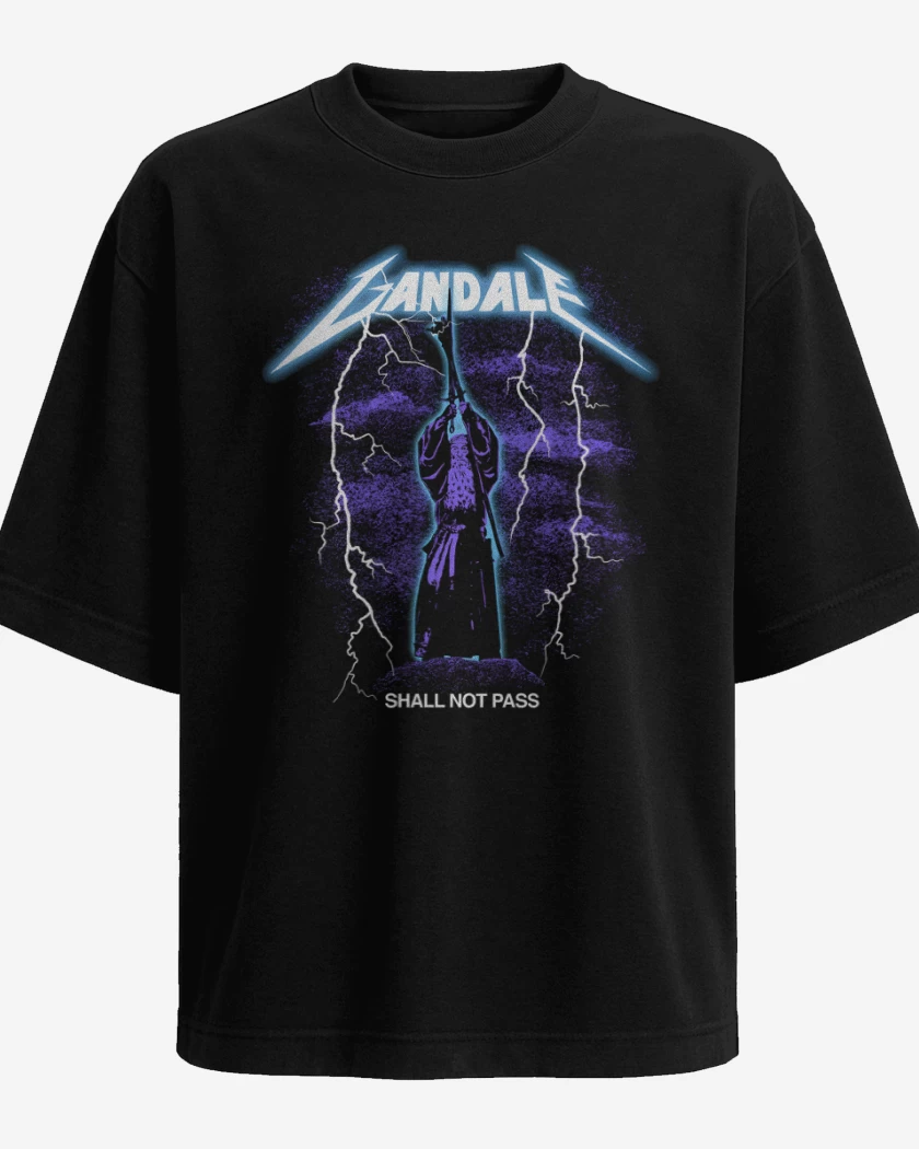 Polera Oversize Negro de GandalfllicA