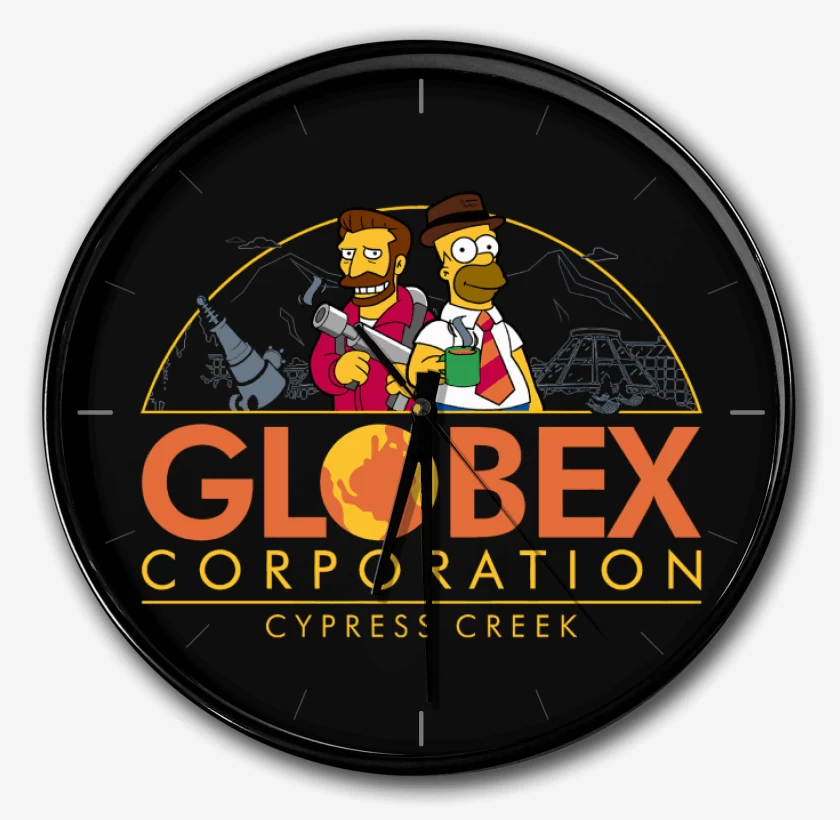 Reloj Negro de Globex corporation
