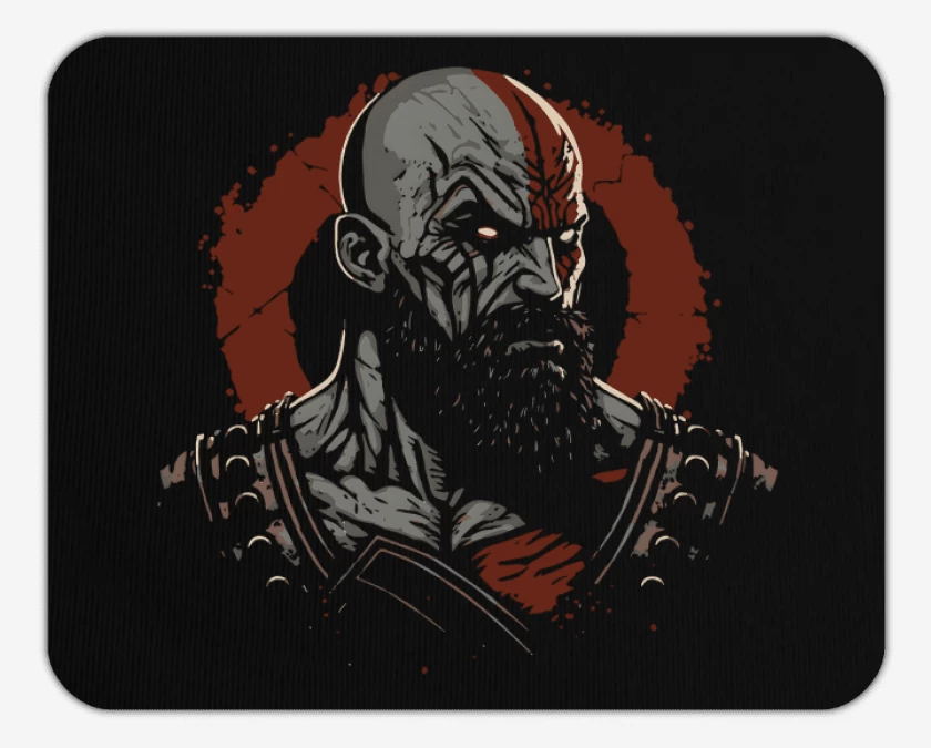 Mousepad Kratos enojado