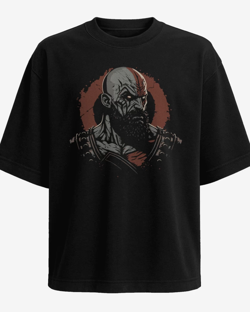 Polera Oversize Kratos enojado