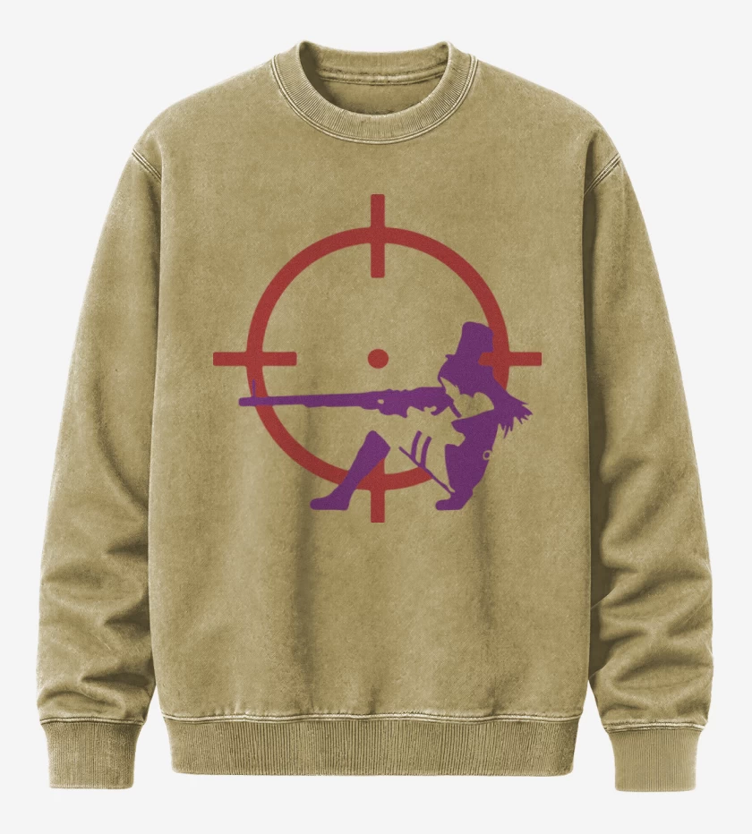 Poleron Polo Acid Wash Beige de Cait
