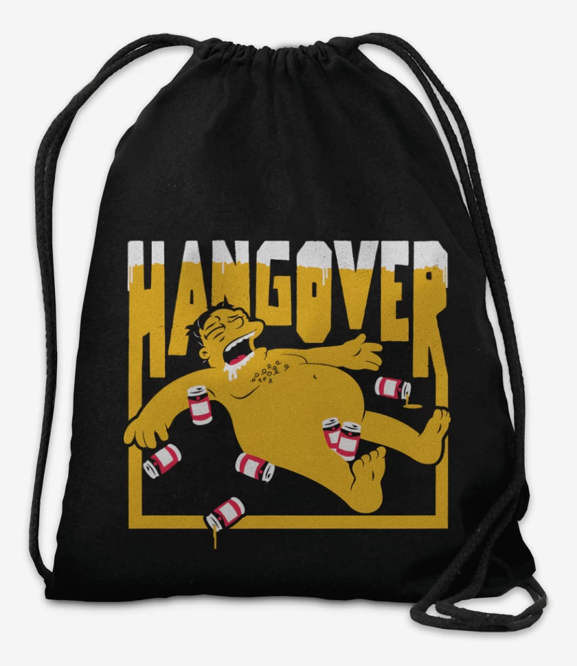 Mochila Negro de Barney Hangover