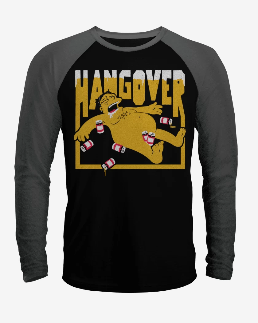 Polera Raglan Barney Hangover