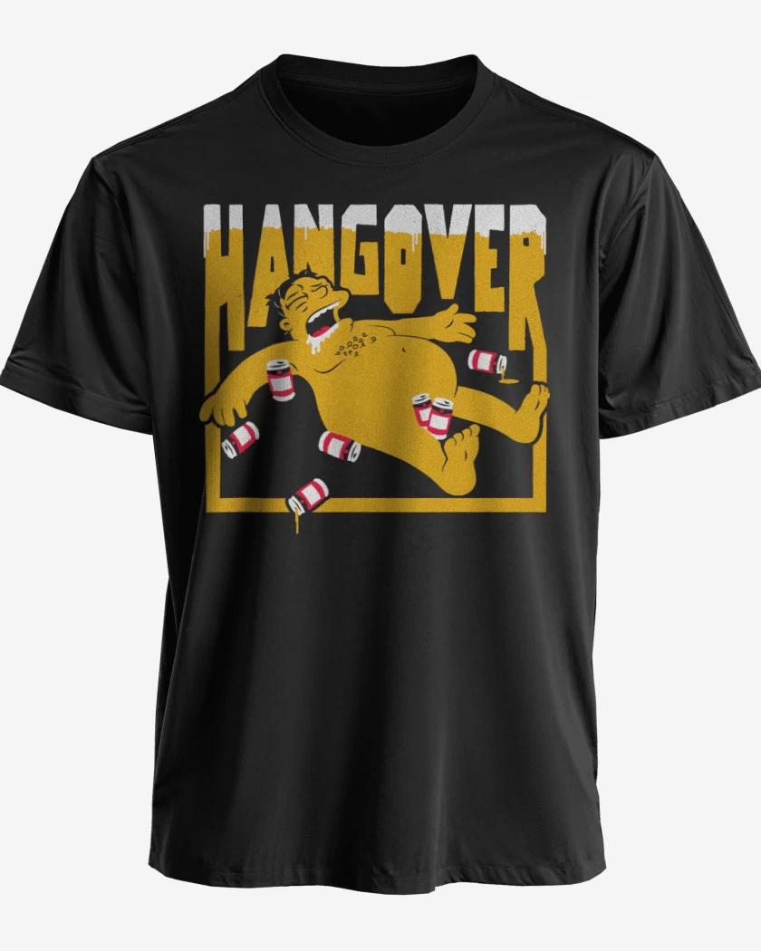 Polera premium Negro de Barney Hangover