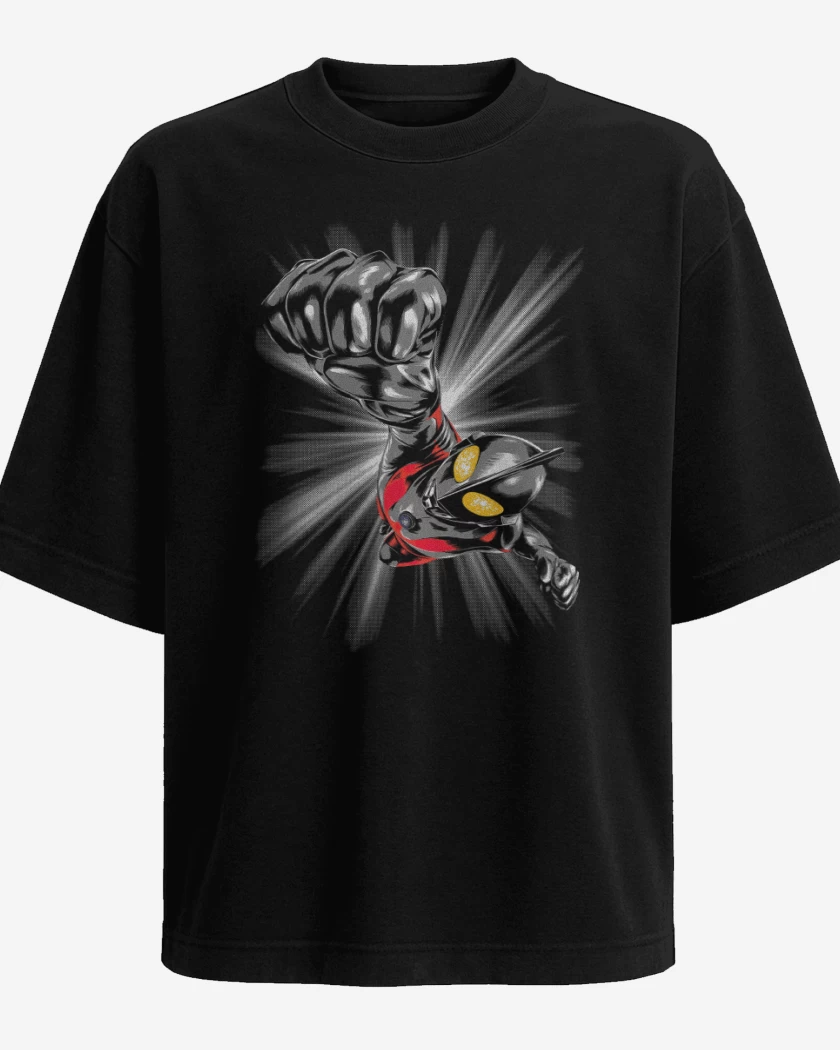 Polera Oversize Negro de Ultrahombre