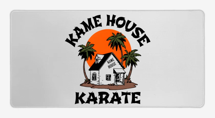 Mouse pad Gamer Blanco de Kame House Karate