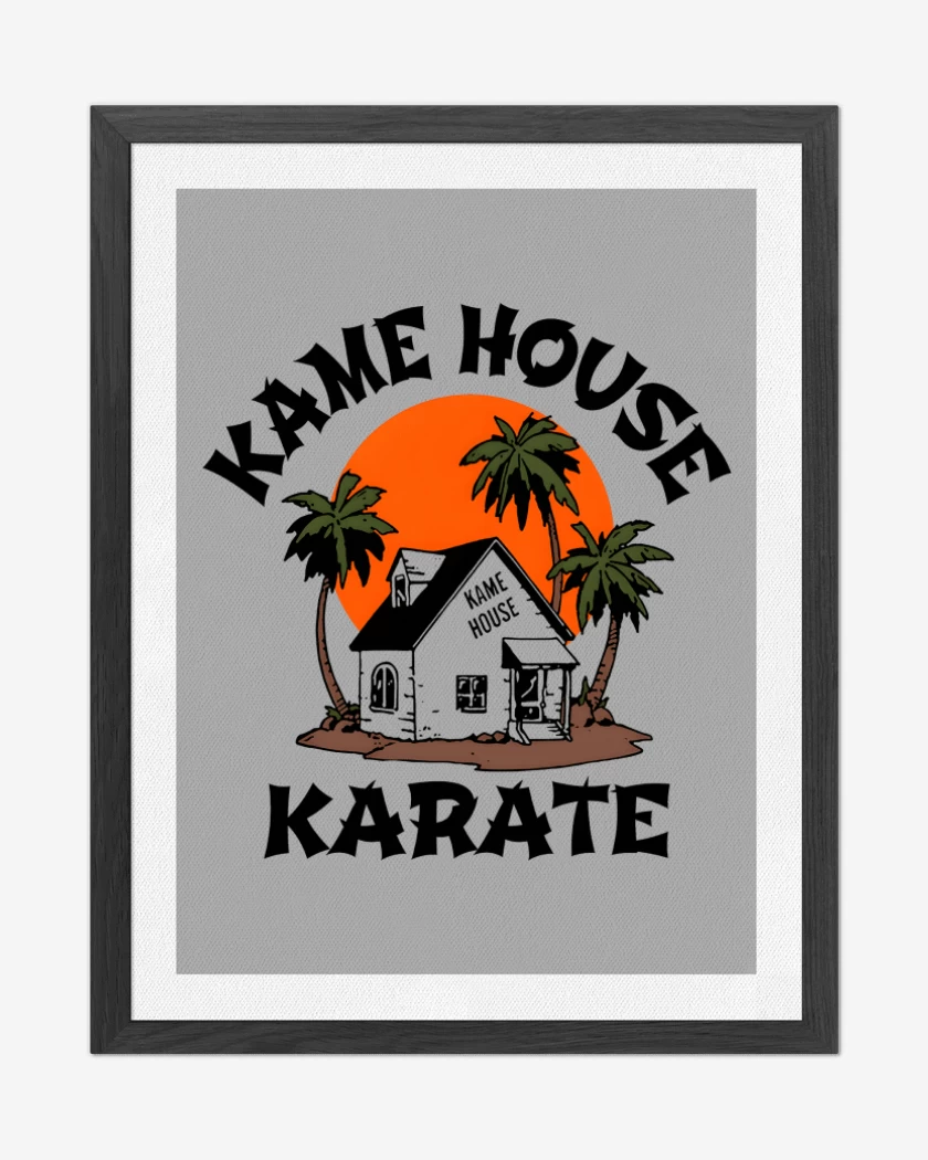 Cuadro decorativo Gris Melange de Kame House Karate