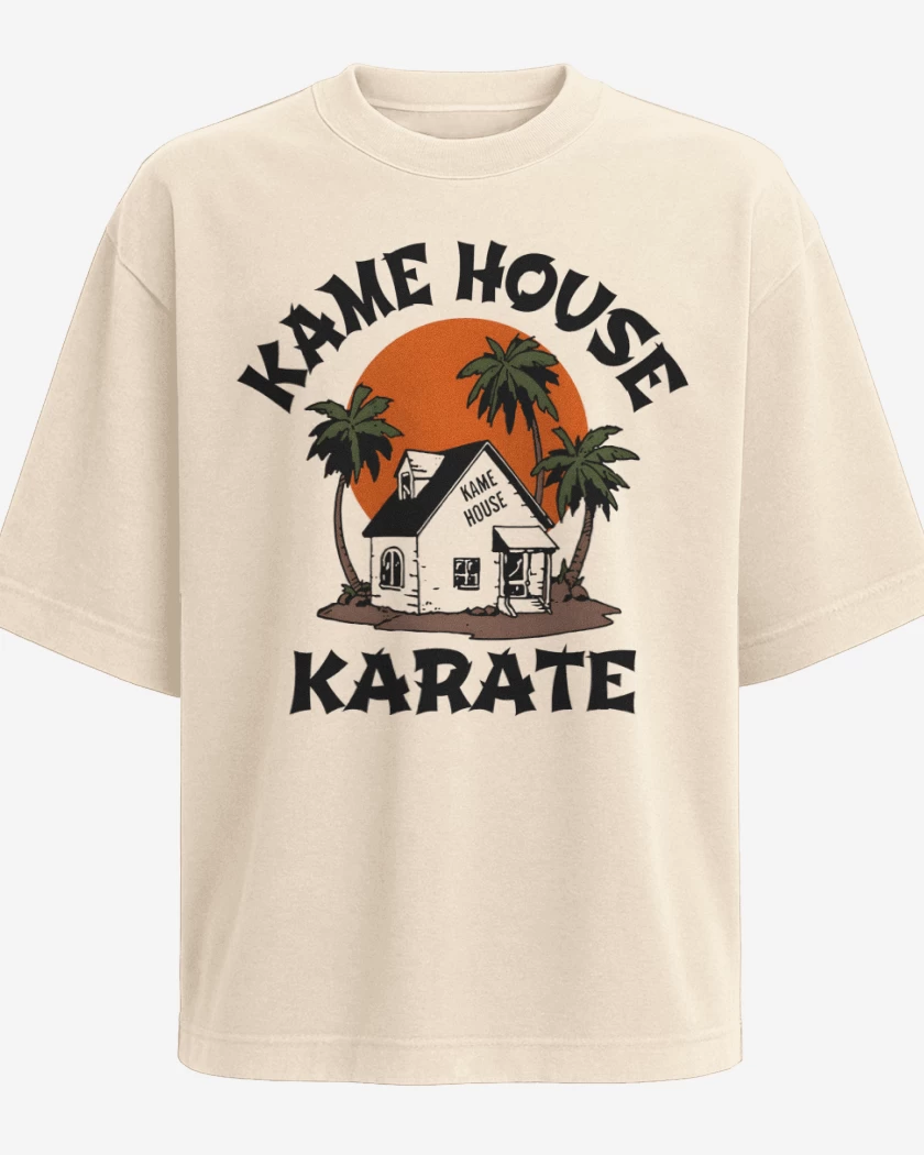 Polera Oversize Beige de Kame House Karate