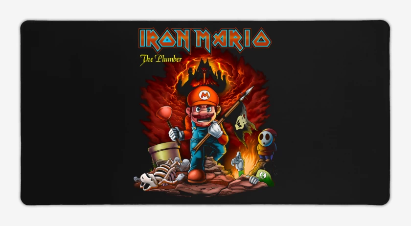 Mouse pad Gamer Iron Bigote