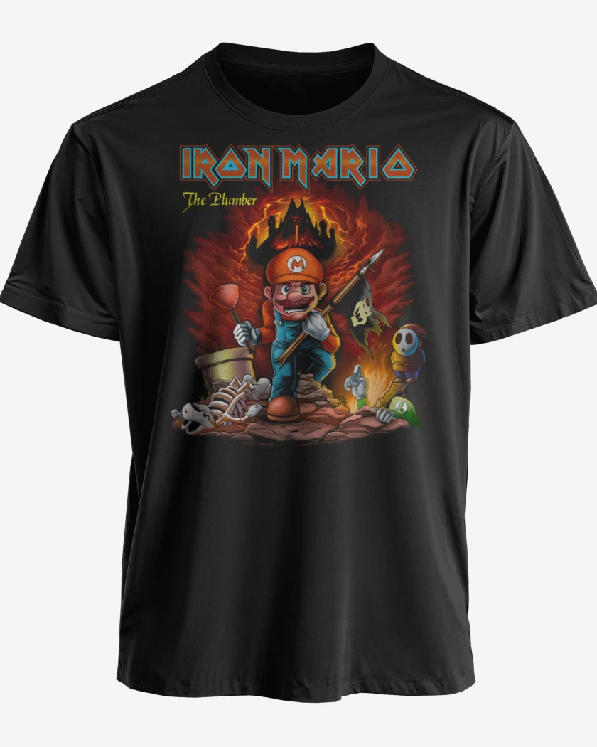 Polera premium Iron Bigote