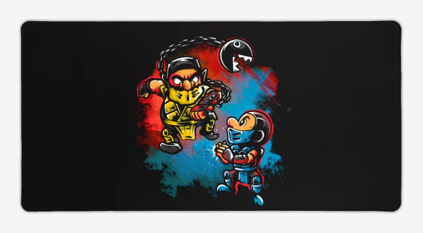 Mouse pad Gamer Bigote Kombat