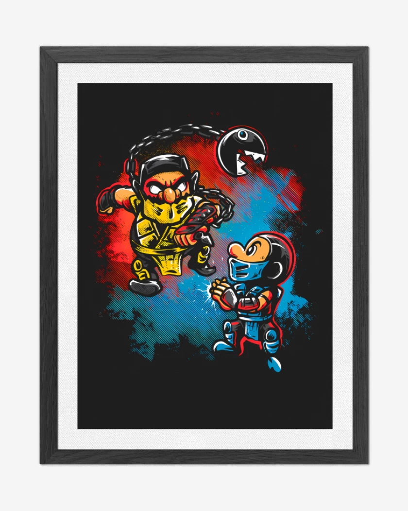 Cuadro decorativo Bigote Kombat