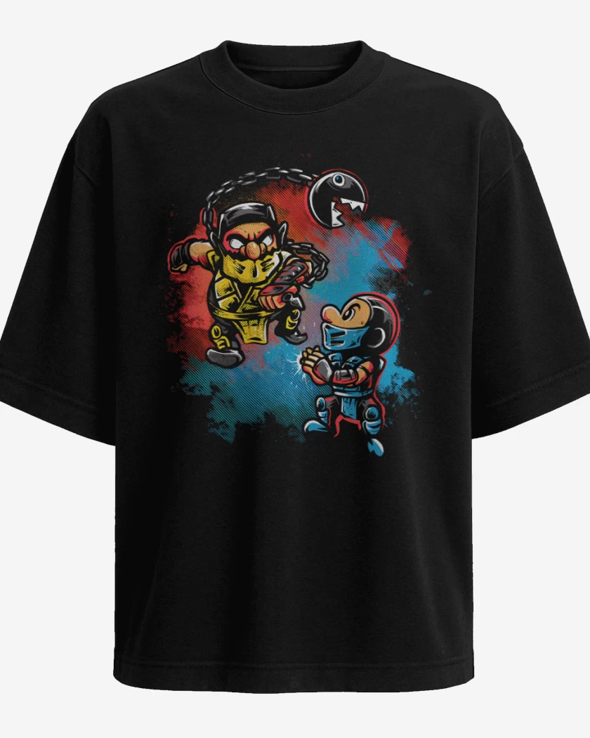 Polera Oversize Bigote Kombat