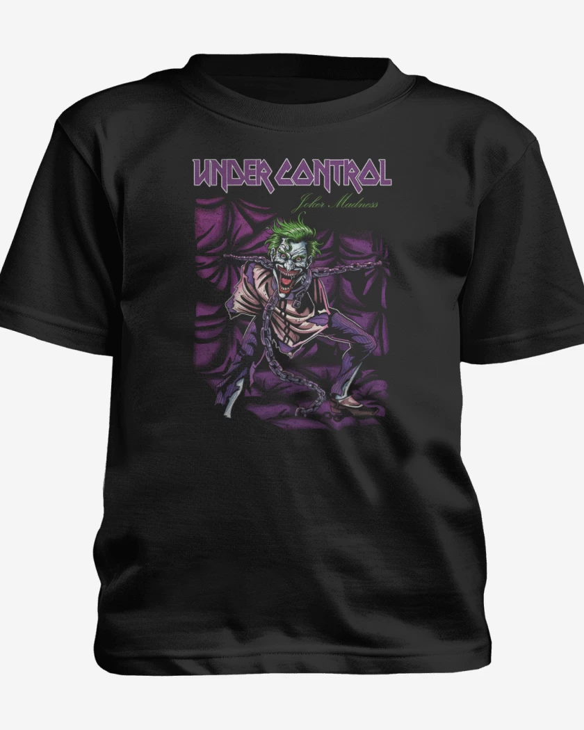 Polera de niño Negro de Joker Madness
