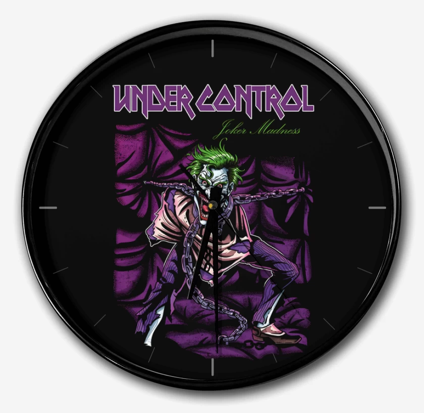Reloj Negro de Joker Madness