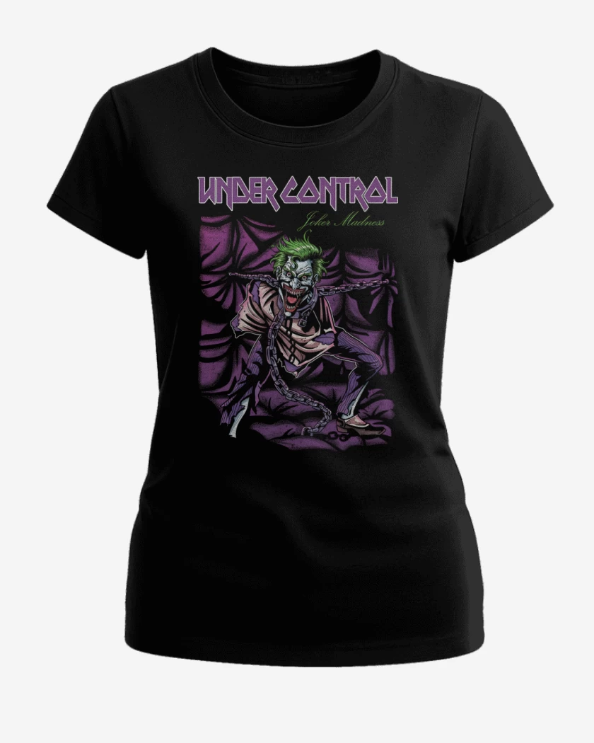 Polera de Mujer Negro de Joker Madness
