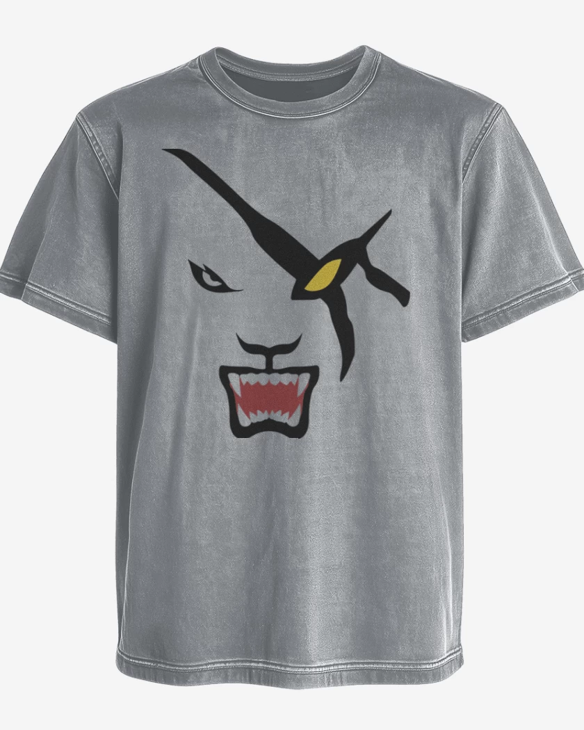Polera desgastada Gris Melange de Rengar