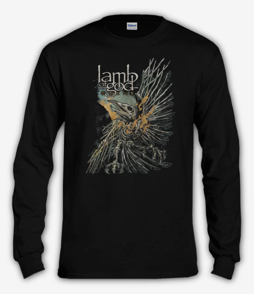 Polera manga larga Negro de Omens