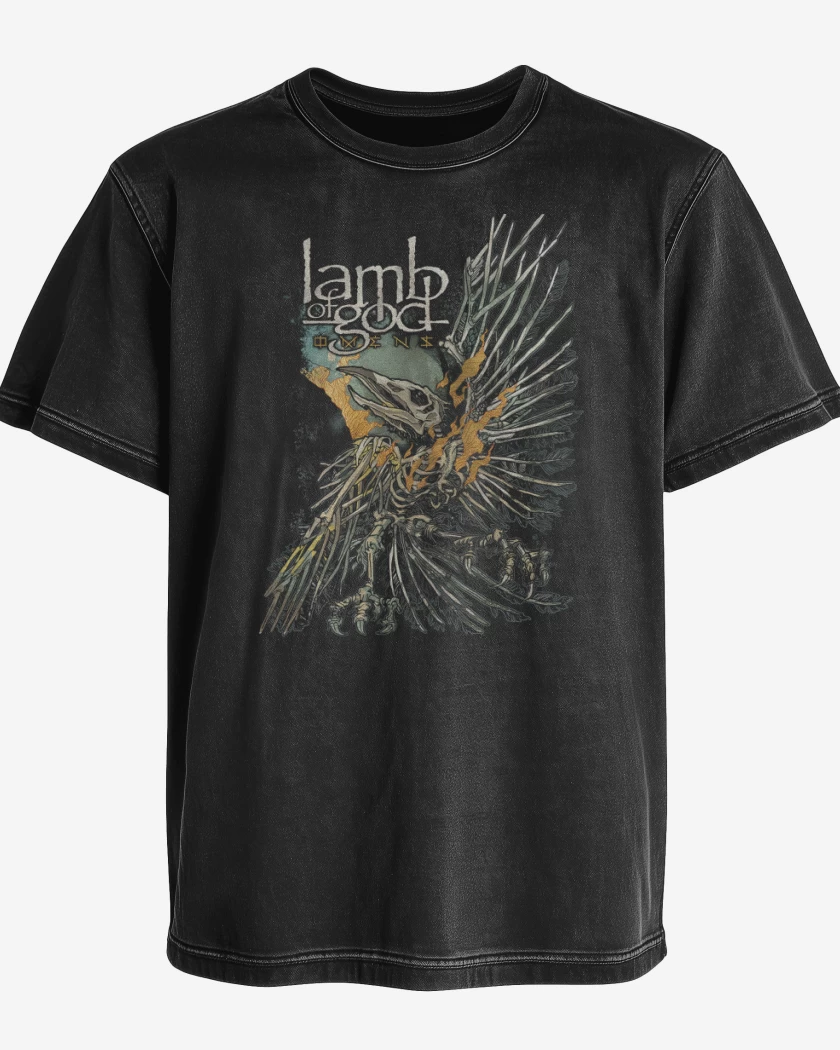 Polera desgastada Omens