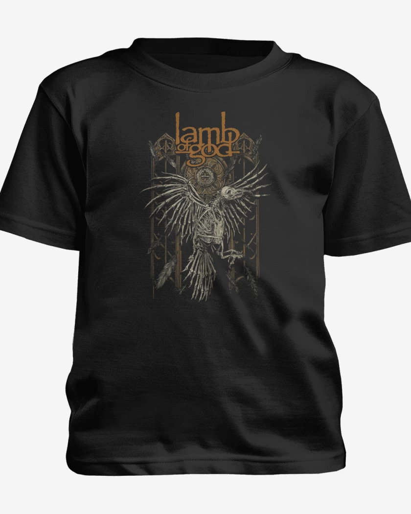 Polera de niño Negro de Cuervo Muerto