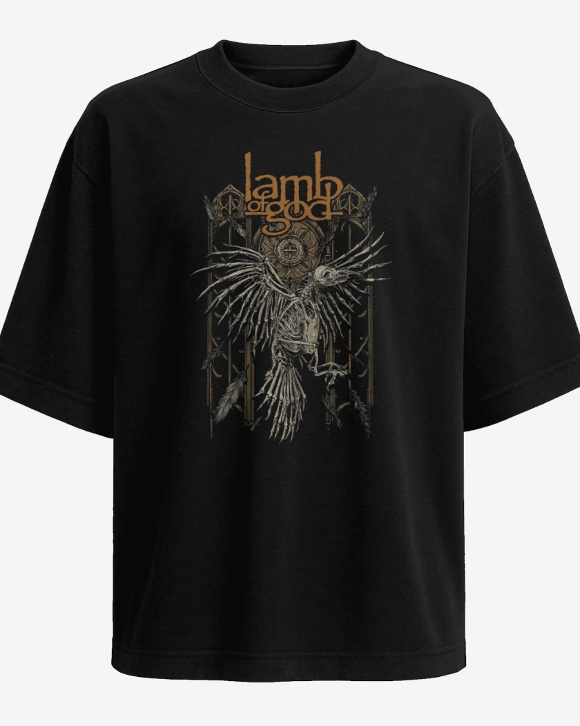 Polera Oversize Cuervo Muerto