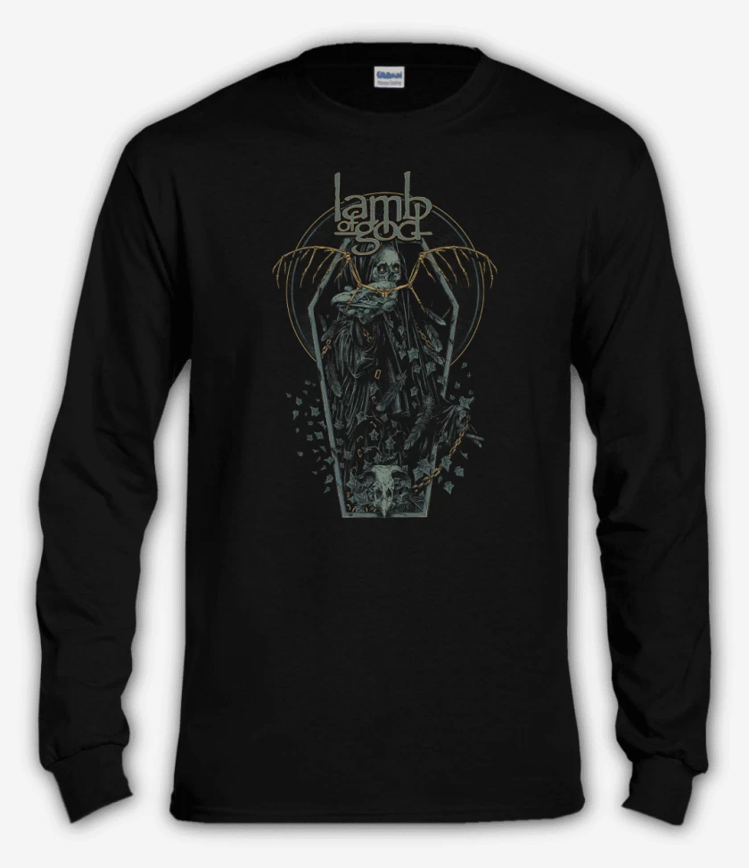 Polera manga larga Negro de Death of God