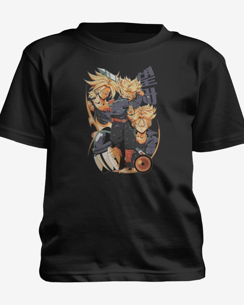 Polera de niño Negro de Viajero del Futuro