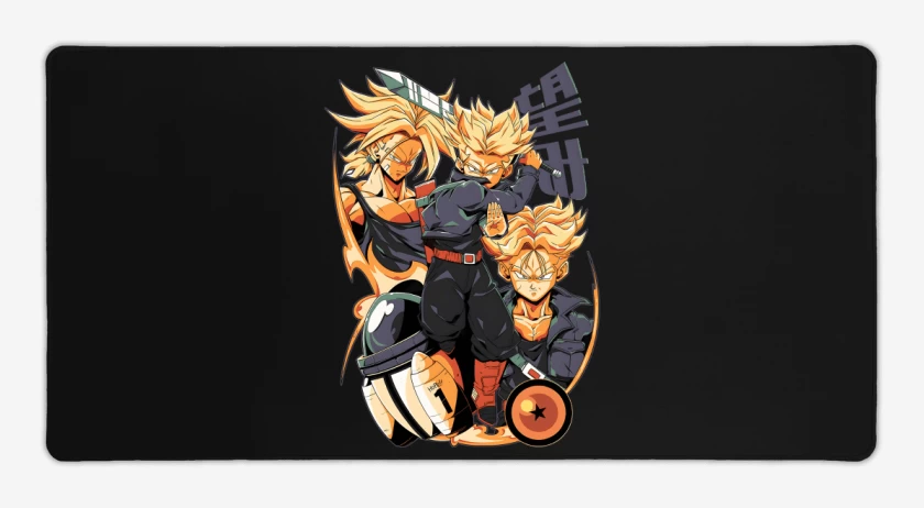 Mouse pad Gamer Negro de Viajero del Futuro