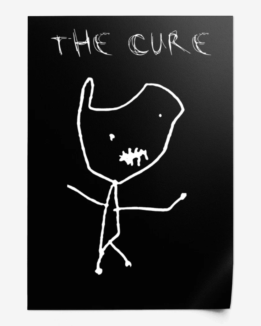 Print Negro de The Cure Monster 