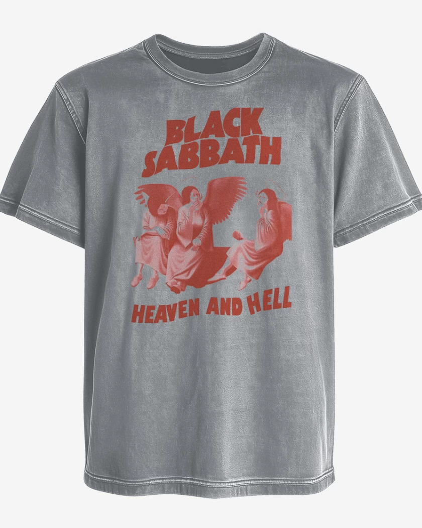 Polera desgastada Cielo e Infierno