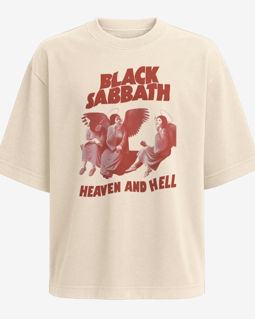 Polera Oversize Cielo e Infierno