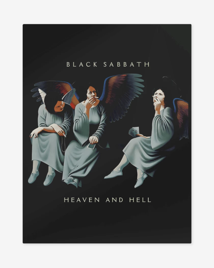 Print metalico Negro de Heaven and Hell