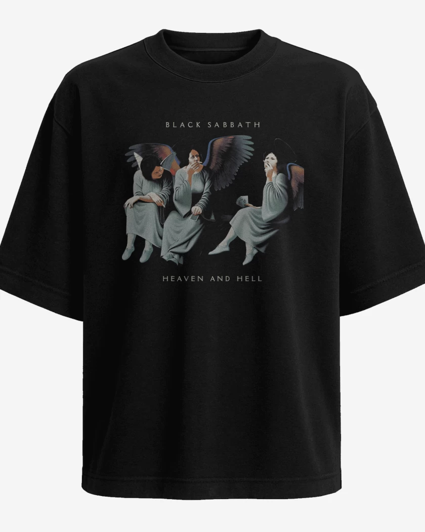 Polera Oversize Heaven and Hell