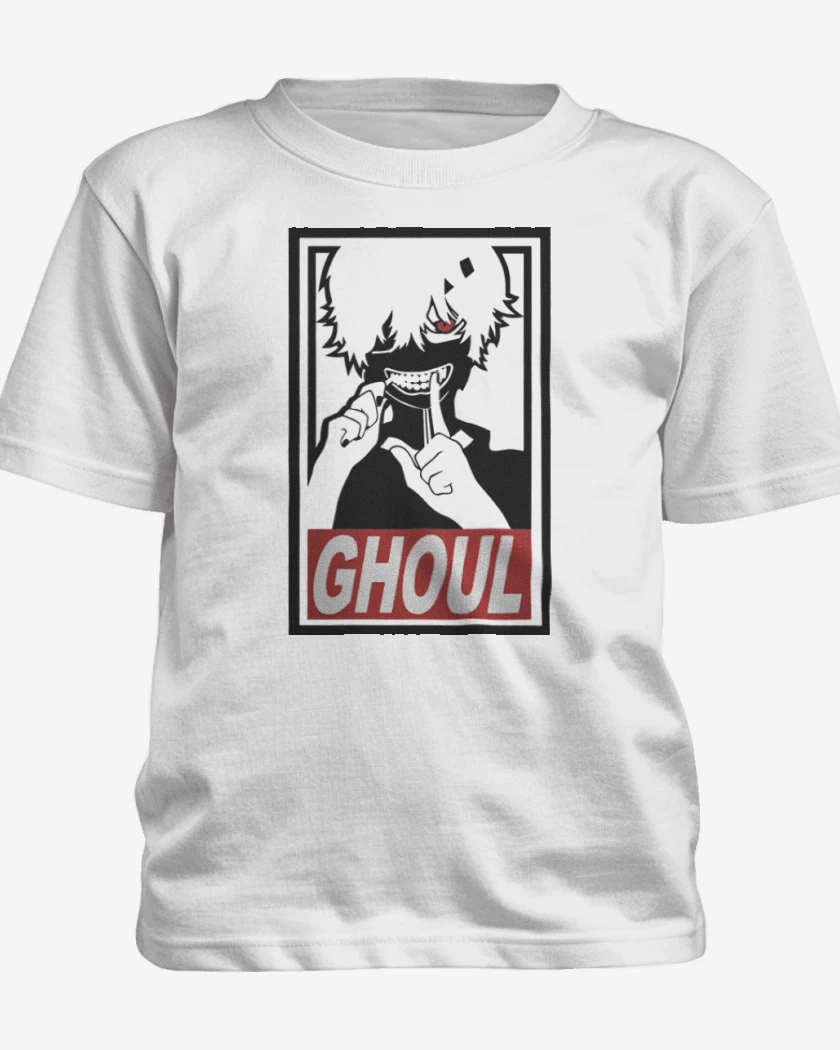 Polera de niño Blanco de Ghoul
