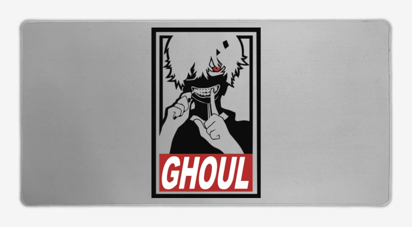 Mouse pad Gamer Gris Melange de Ghoul