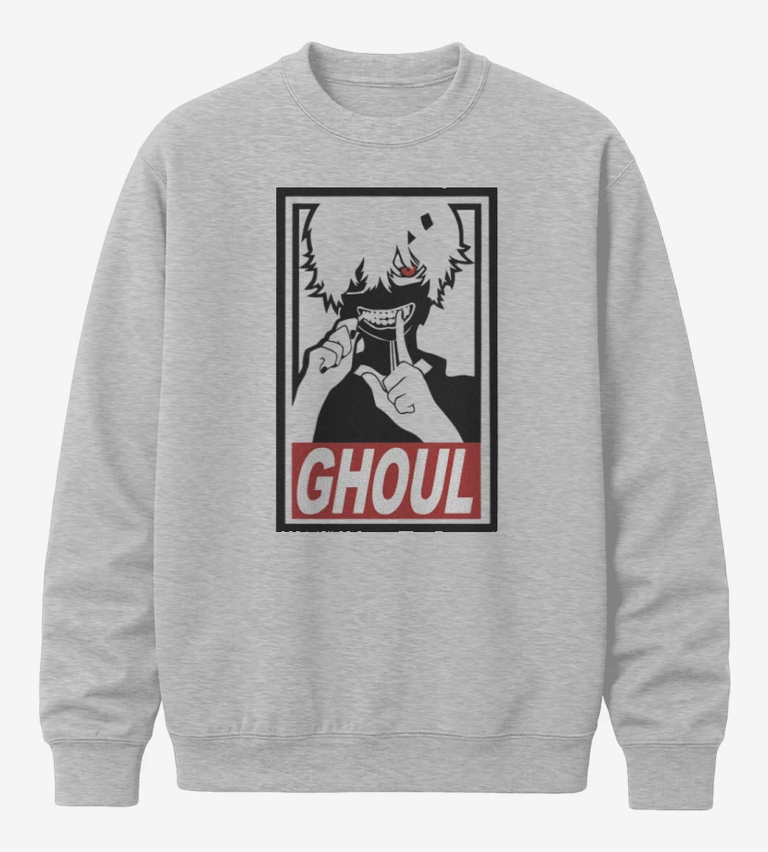 Poleron polo Gris Melange de Ghoul