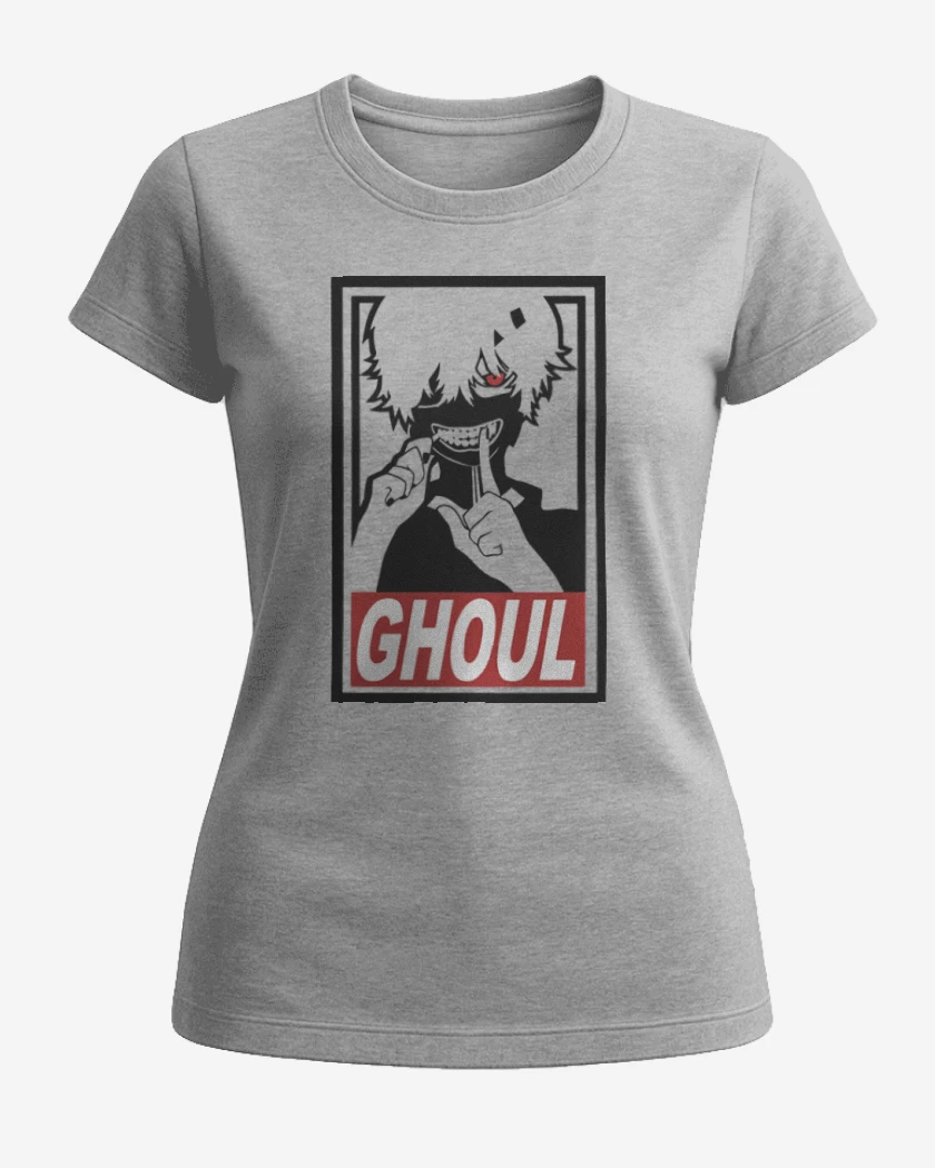 Polera de Mujer Gris Melange de Ghoul