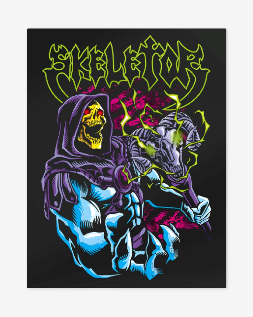Print metalico Negro de Morbid Master 